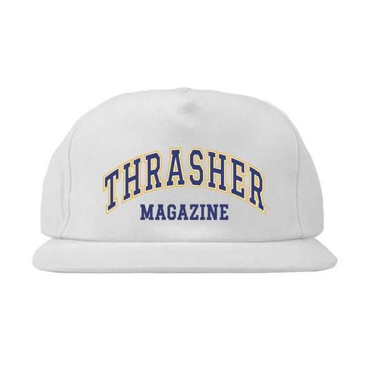 THRASHER MAGAZINE DROPOUT SNAPBACK WHITE