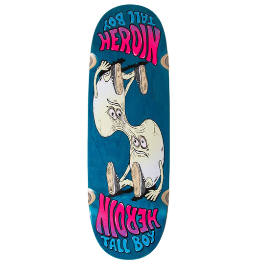 HEROIN SKATEBOARDS MERGED TALL BOY WW SHAPED DECK 10.25