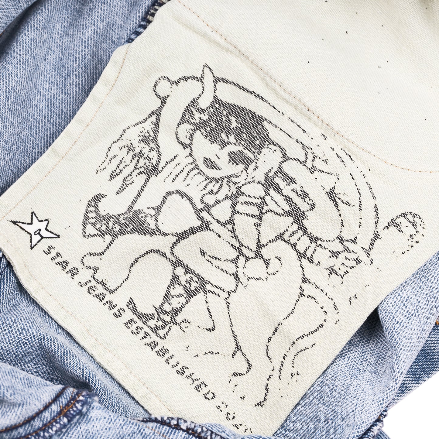 CARPET COMPANY C-STAR JEAN SHORTS DENIM