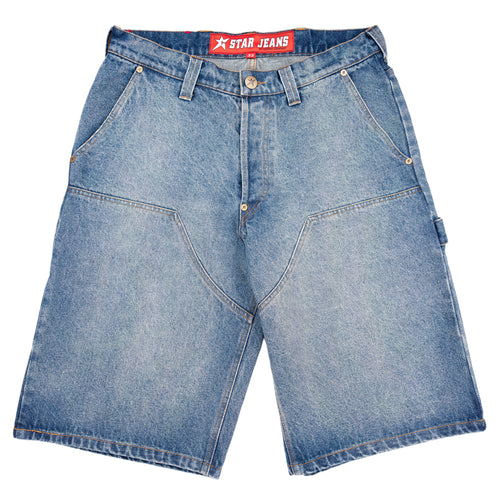 CARPET COMPANY C-STAR DOUBLE KNEE SHORTS BLUE