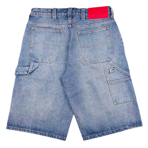 CARPET COMPANY C-STAR DOUBLE KNEE SHORTS BLUE