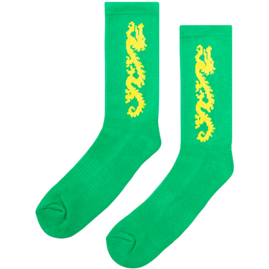CARPET COMPANY DRAGON SOCK GREEN