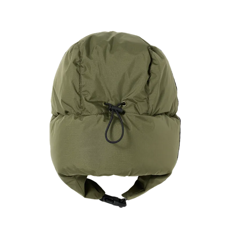 POLAR SKATE CO AILU PUFFER HAT ARMY GREEN