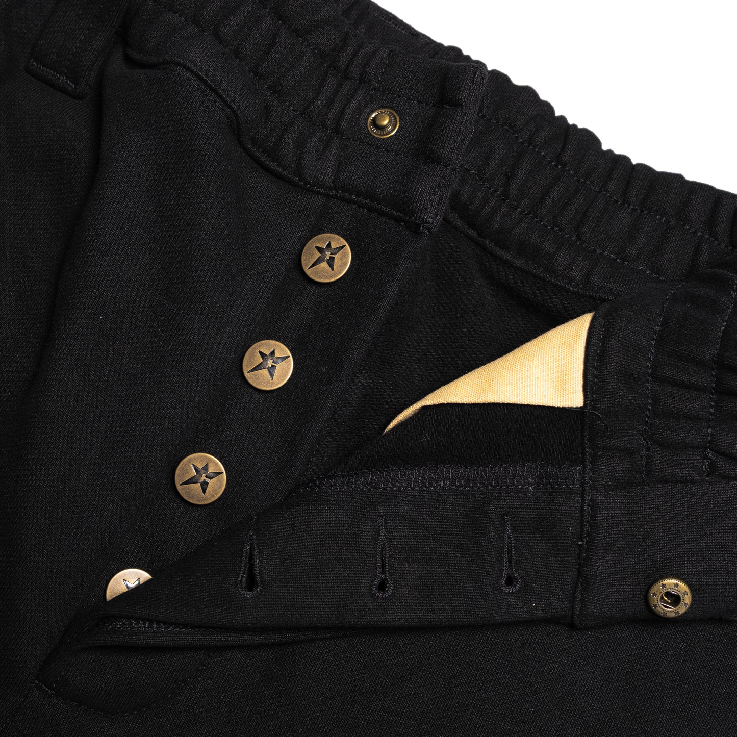 CARPET COMPANY C-STAR BUTTONFLY SWEATPANTS BLACK