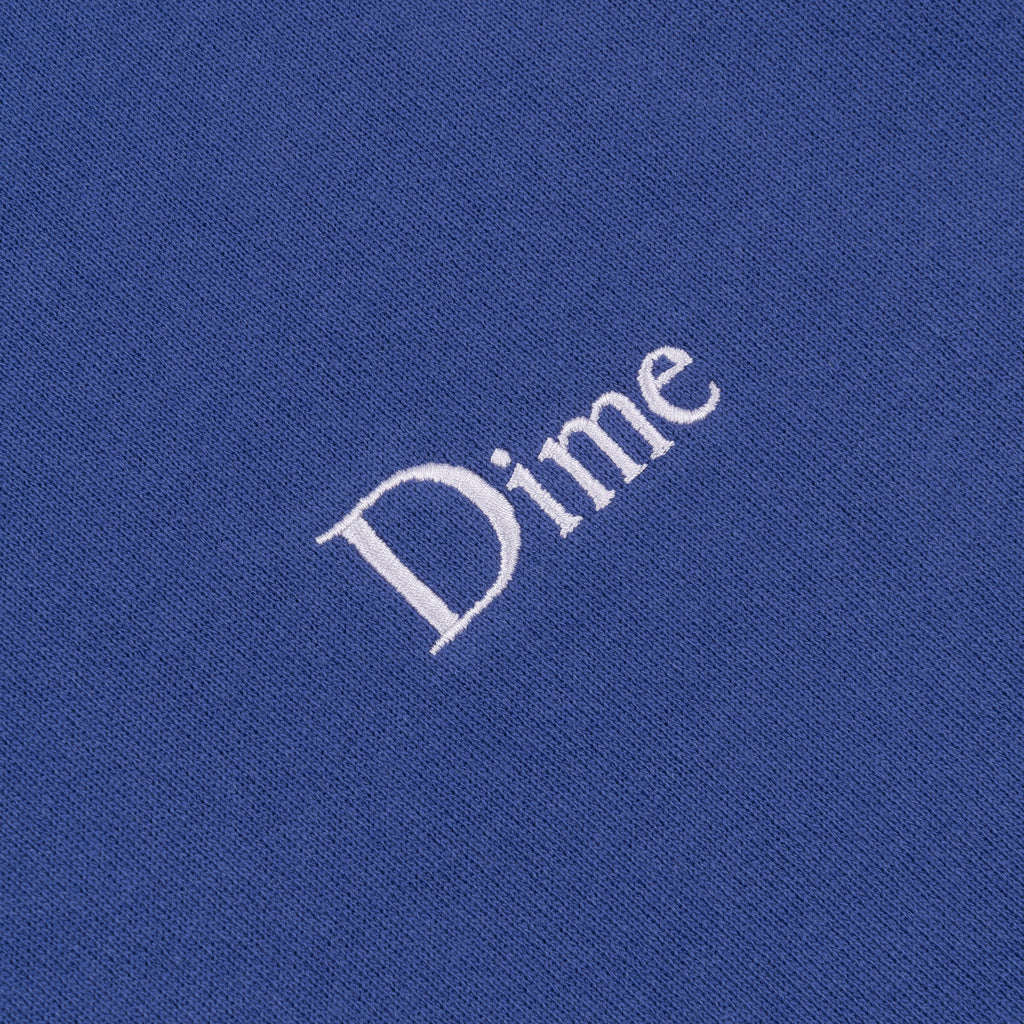 DIME MTL CLASSIC SMALL LOGO HOODIE INDIGO