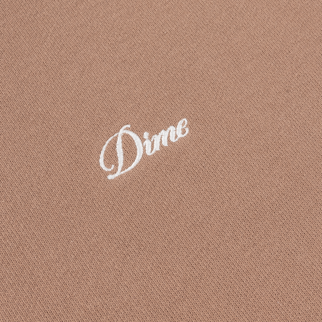 DIME MTL CURSIVE SMALL LOGO SWEATPANTS SEPIA