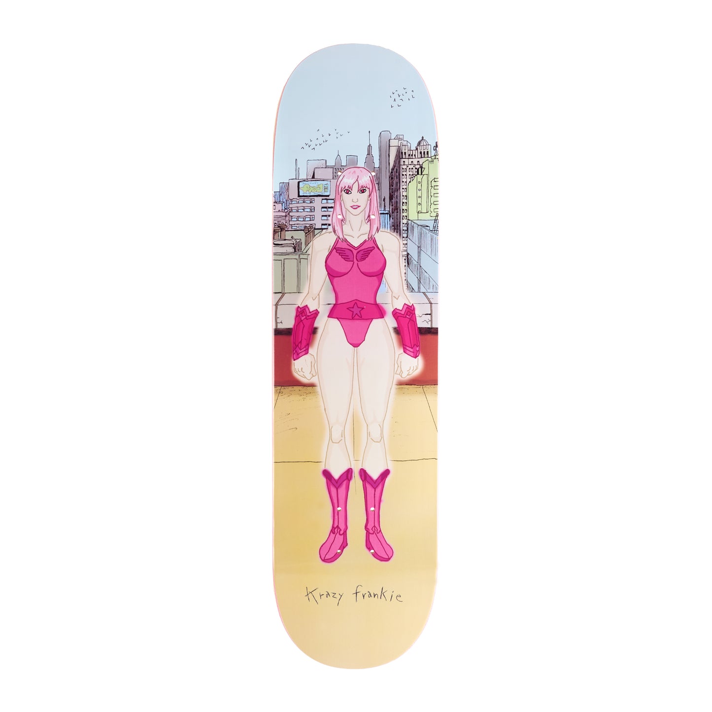 FROG SKATEBOARDS COMIC BOOK FRANKIE DECKER DECK 8.25