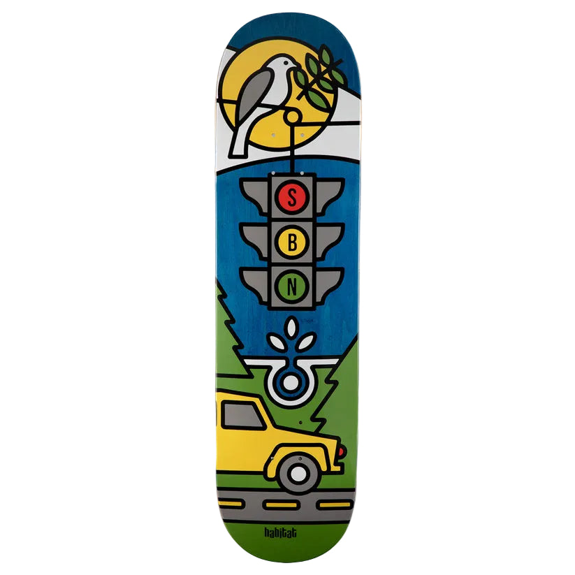 HABITAT SKATEBOARDS BAXER-NEAL SUNNY AFTERNOON DECK 8.25