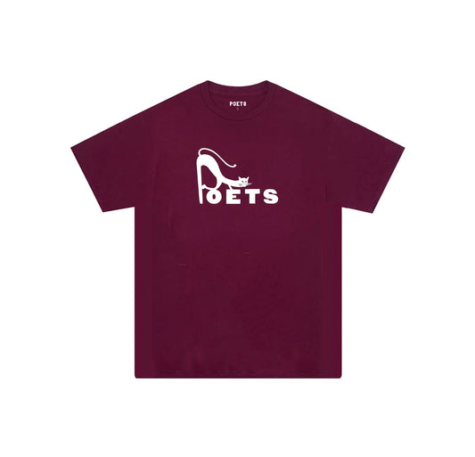 POETS BRAND HANNA TEE BURGUNDY