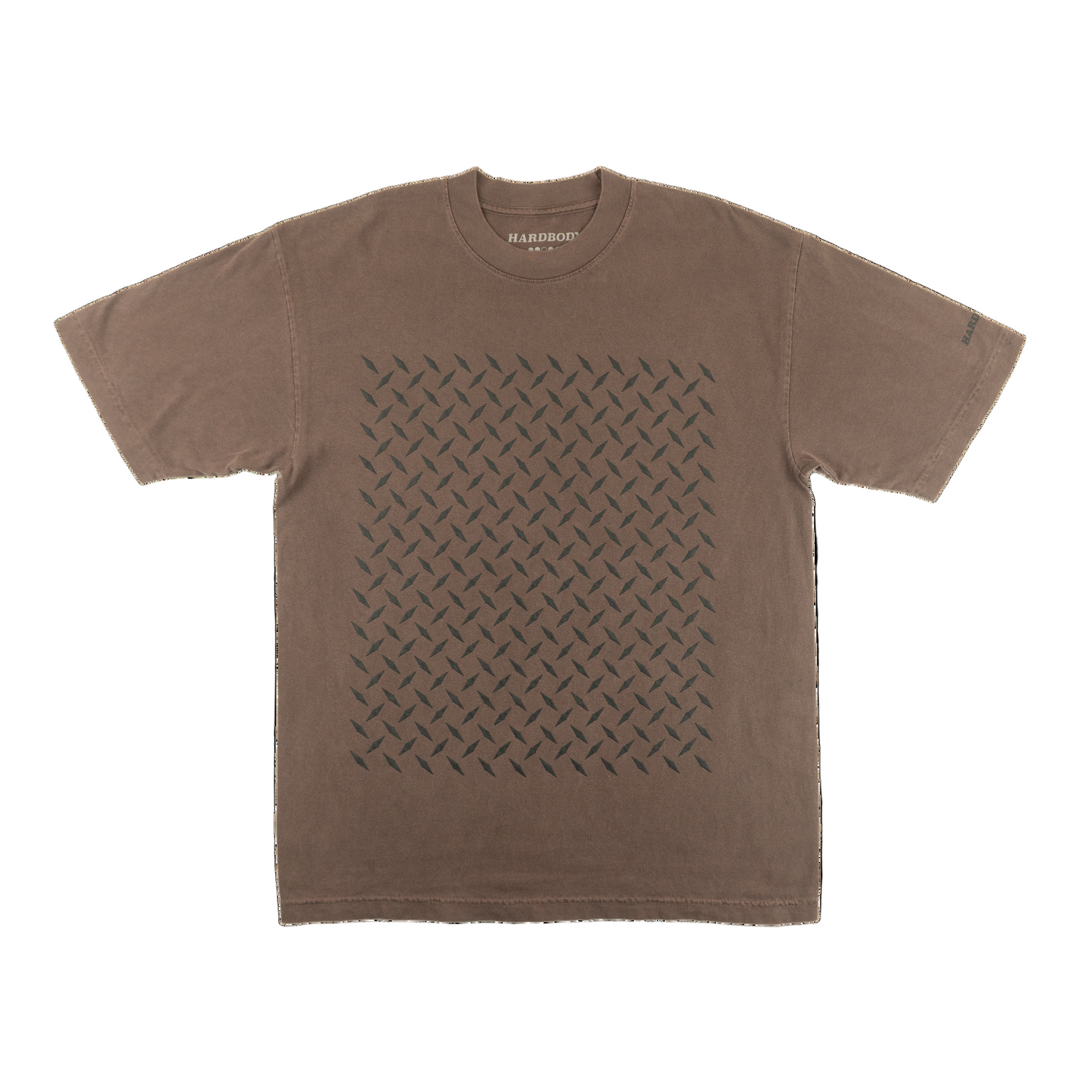 HARDBODY NYC DIAMOND PLATE TEE BROWN