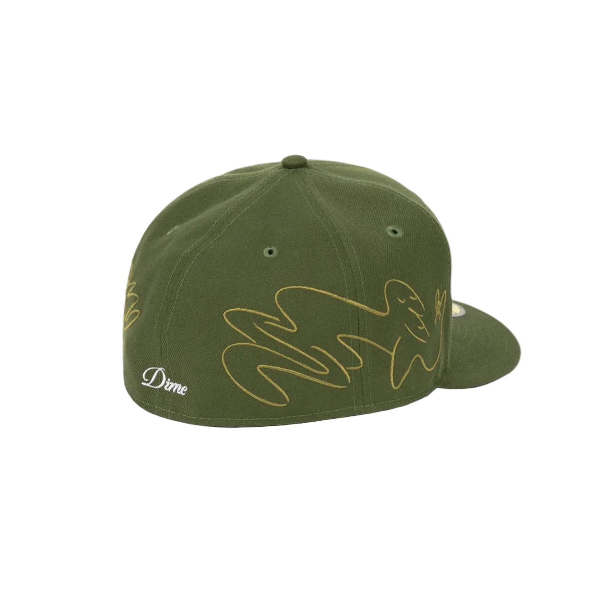 DIME MTL CHILLING NEW ERA HAT OLIVE