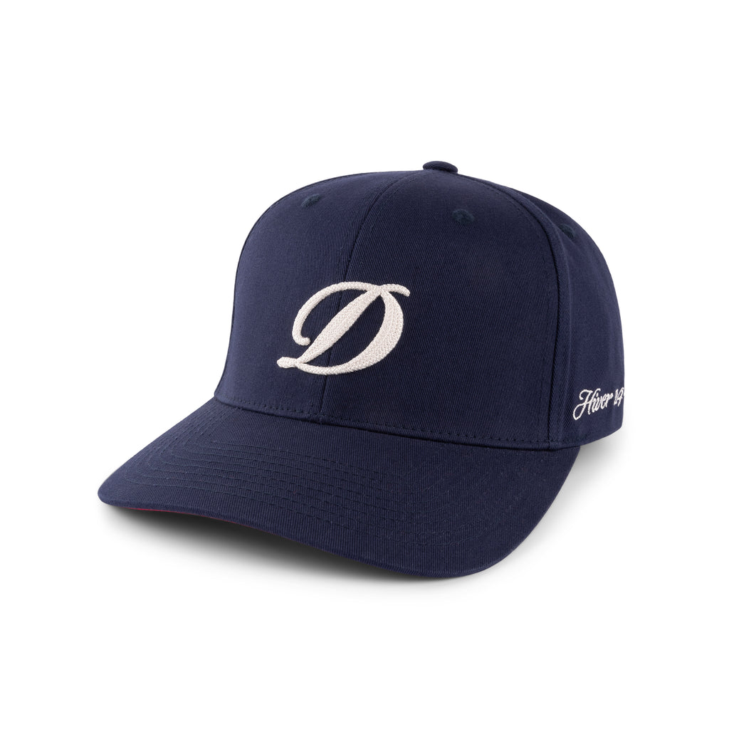 DIME MTL CURSIVE D FULL FIT CAP NAVY