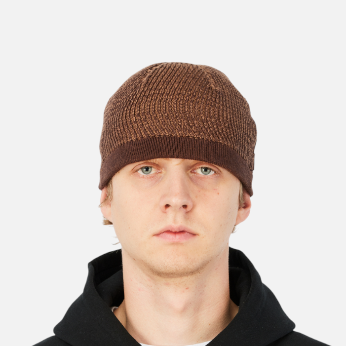 DIME MTL WAVE KNIT SKULLY BROWN