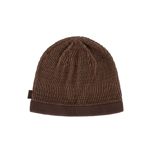 DIME MTL WAVE KNIT SKULLY BROWN