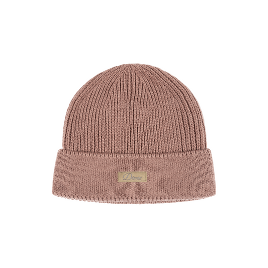 DIME MTL CURSIVE RIB BEANIE CAMEL