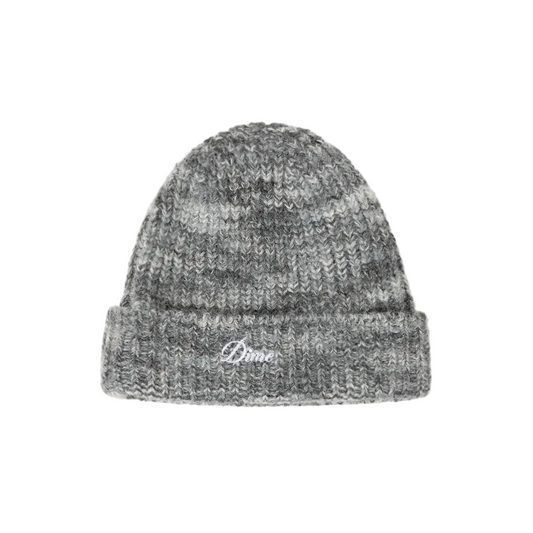 DIME MTL FUZZY FOLD BEANIE CHARCOAL MULTI