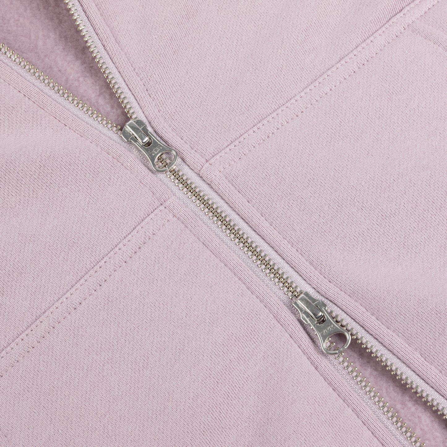 DIME MTL CURSIVE SMALL LOGO ZIP MAUVE
