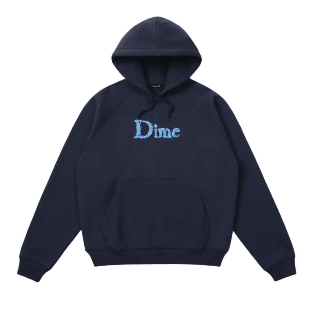 DIME MTL SPIKED HOODIE NAVY