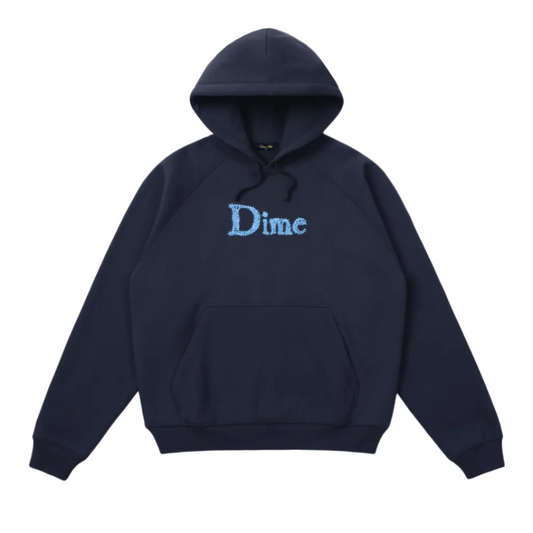DIME MTL SPIKED HOODIE NAVY