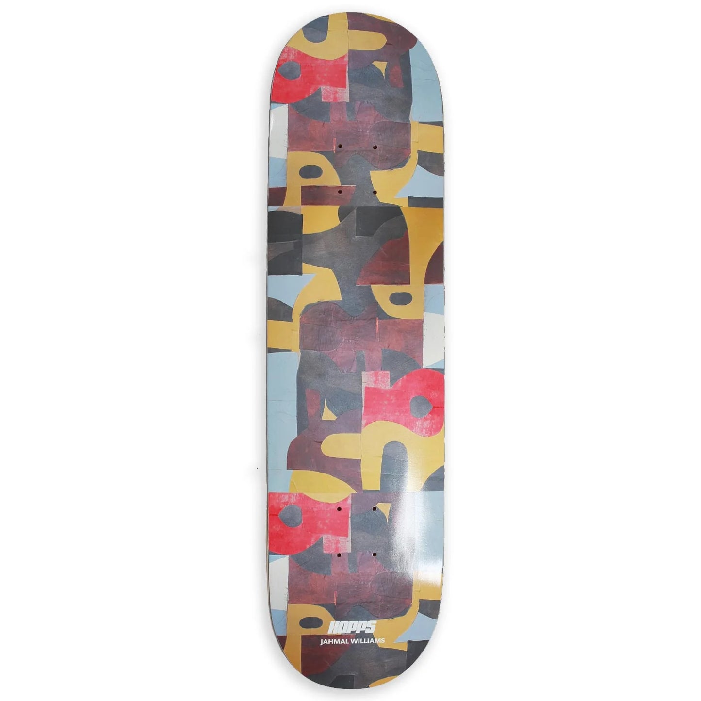 HOPPS SKATEBOARDS WILLIAMS ABSTRACTION DECK 8.25