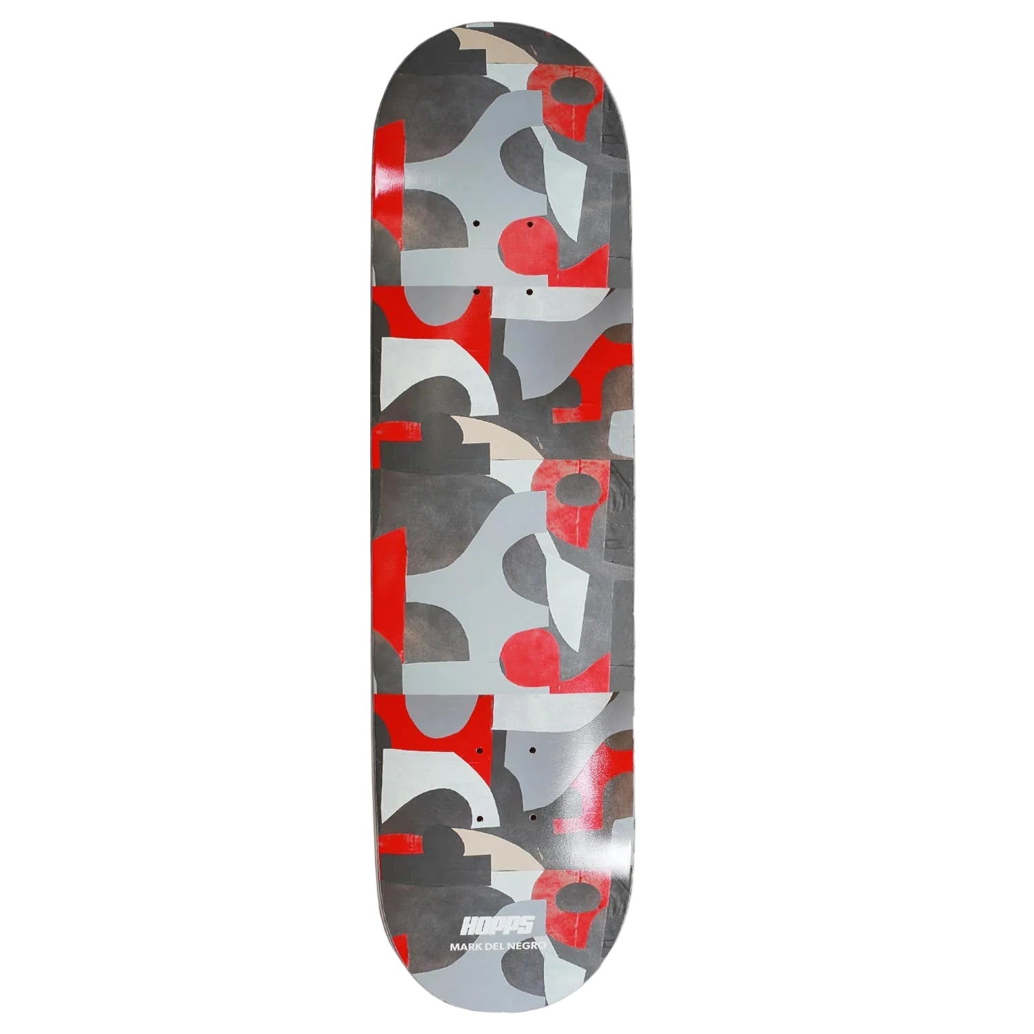 Hopps Skateboards Del Negro Abstraction Skateboard Deck - Thumbnail 4