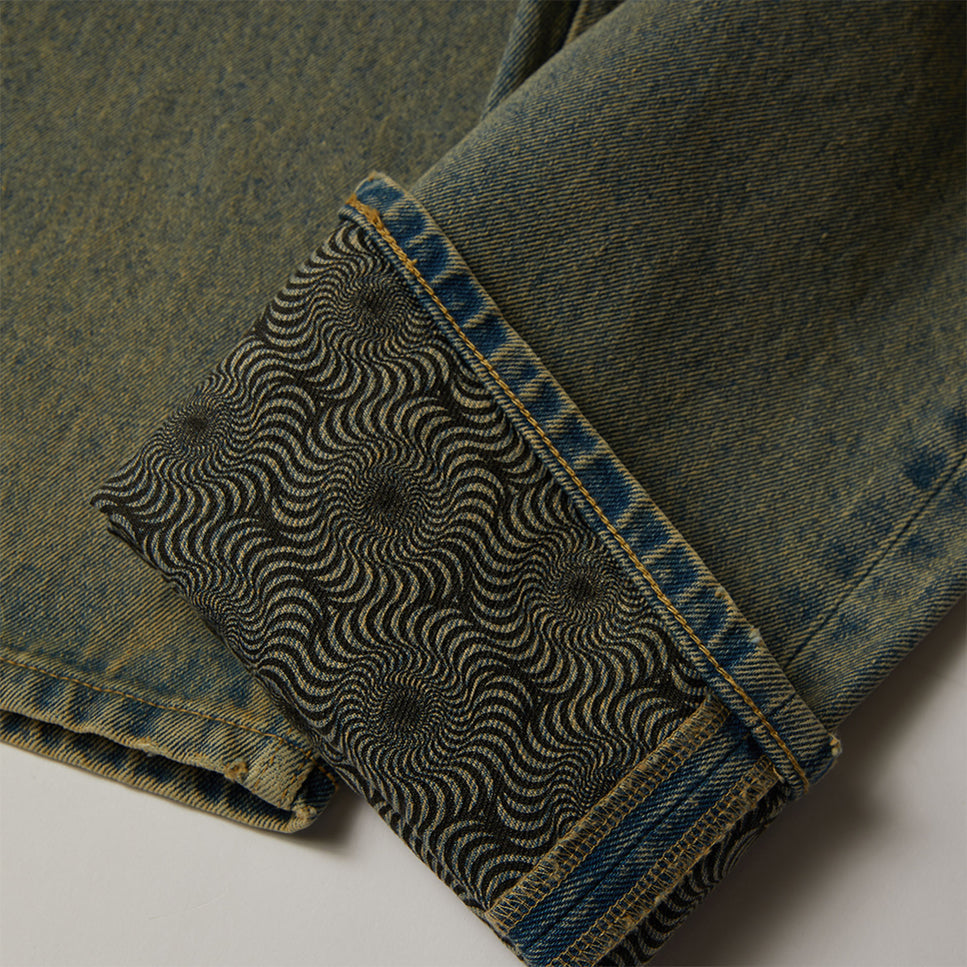 HUF WORLDWIDE X SPITFIRE CROMER DENIM WARM WASH