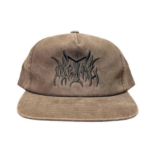 METAL SKATEBOARDS COTTON LOGO CAP EARTH