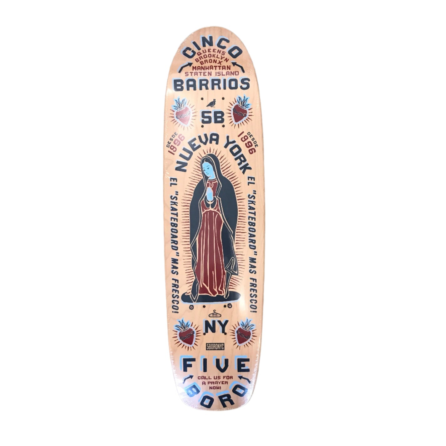 5 BORO CINCO BARRIOS SMALL SHAPED DECK 7.6