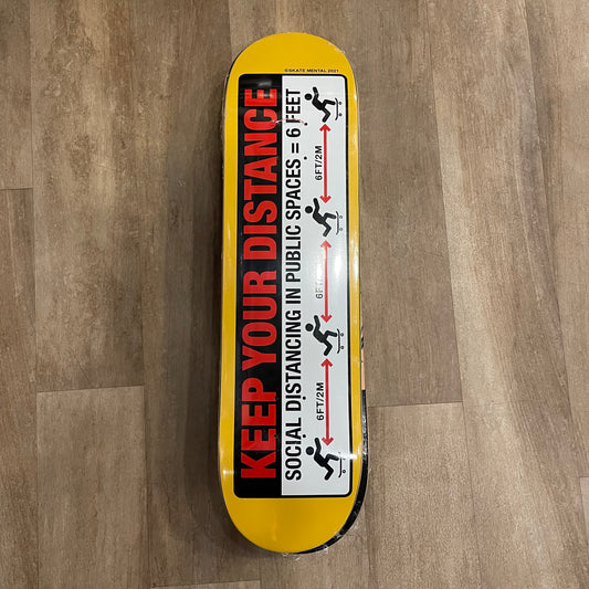 SKATE MENTAL SOCIAL DIST DECK 8.125