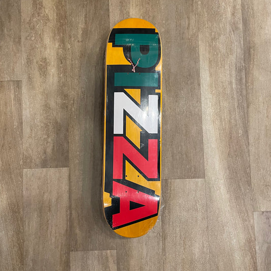 PIZZA SKATEBOARDS LOGO DECK 8.125