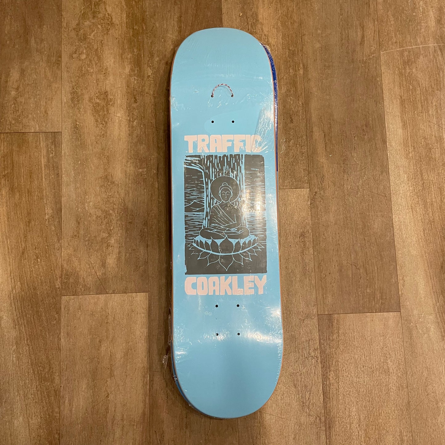 TRAFFIC SKATEBOARDS COAKLEY LINOCUT DECK 8.5