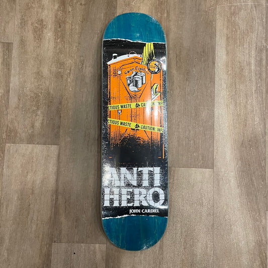 ANTIHERO SKATEBOARDS CARDIEL CLEAN 18 DECK 8.6