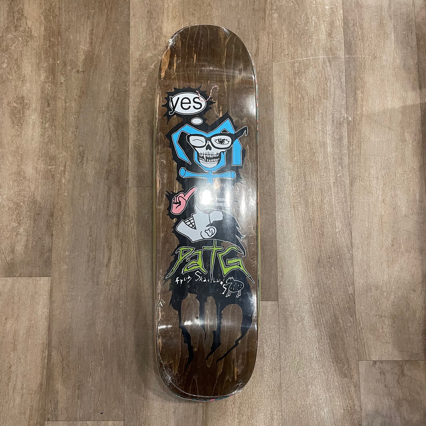 FROG SKATEBOARDS PAT G SHAPED DECK 8.55