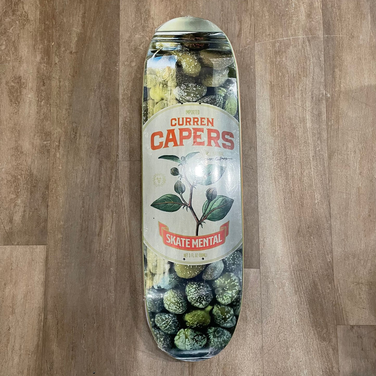 SKATE MENTAL CURREN CAPERS SHAPED DECK 8.9