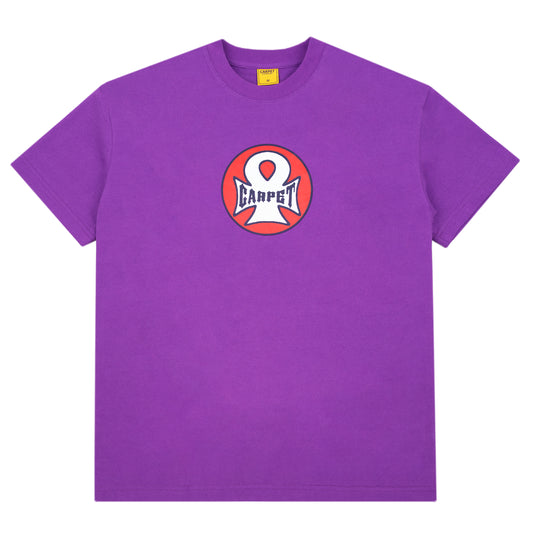 CARPET COMPANY IRON ANKH TEE PURPLE