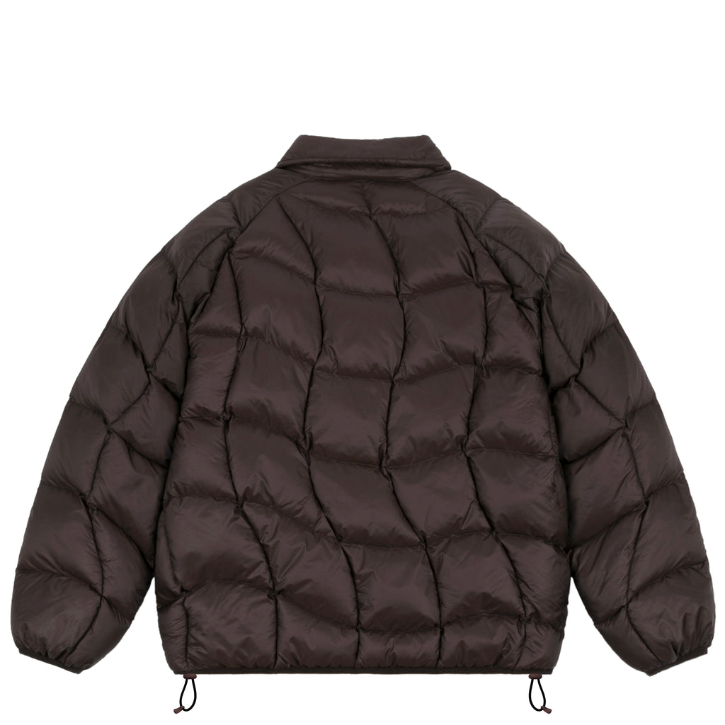 DIME MTL WAVE PUFFER JACKET ESPRESSO