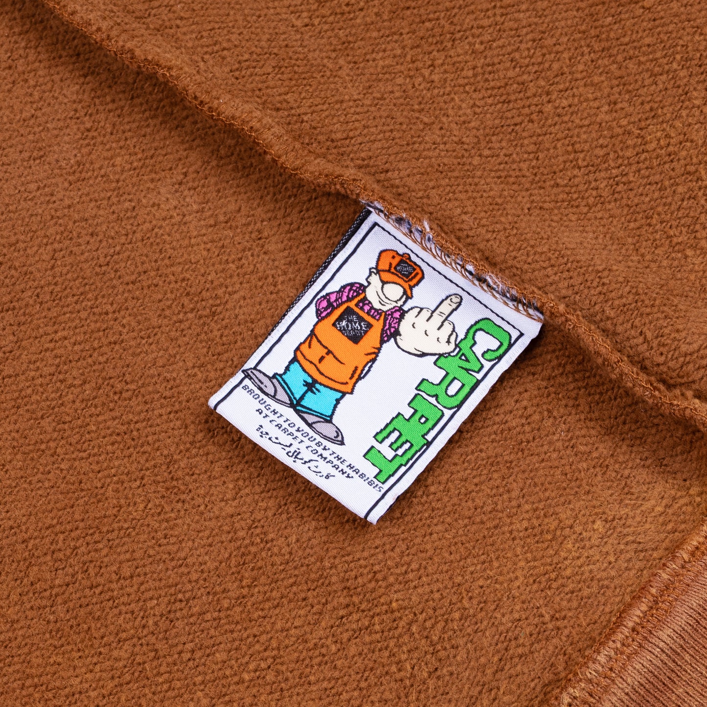 CARPET COMPANY JESTER HOODIE BROWN