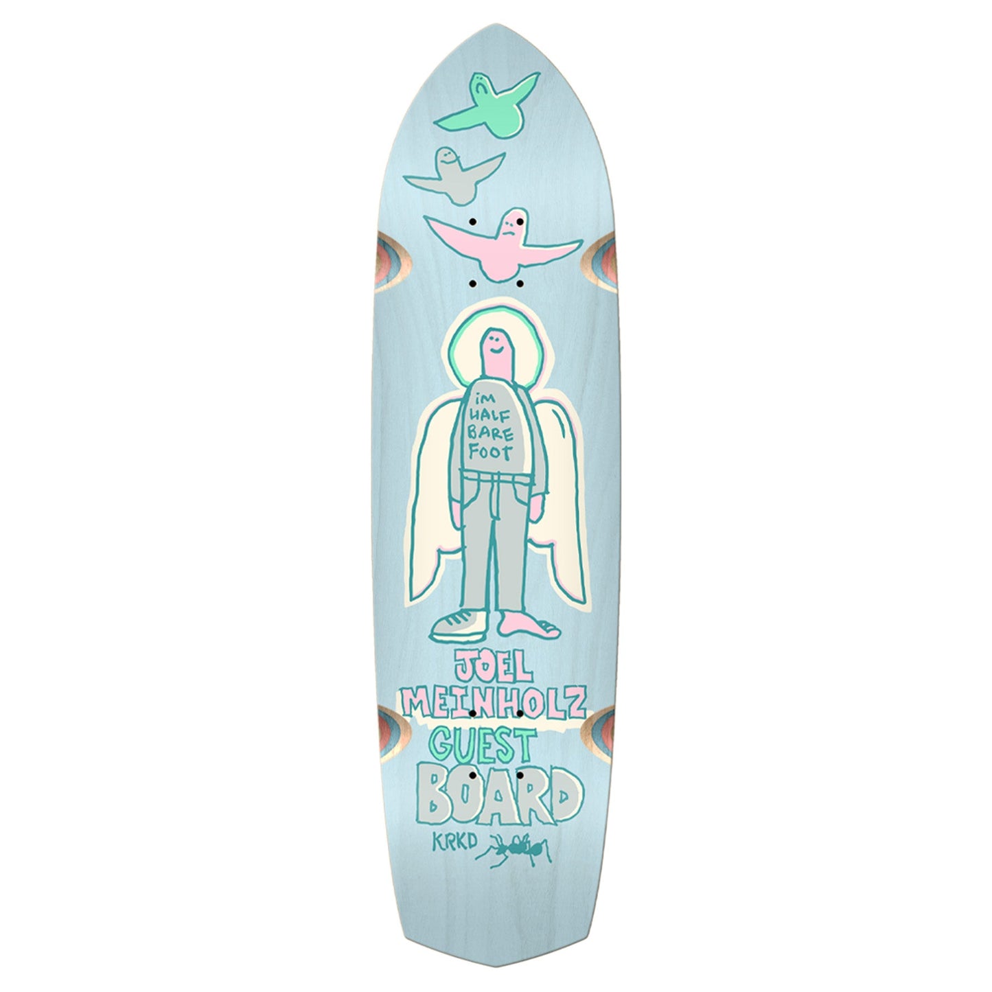 KROOKED SKATEBOARDS JOEL GUEST DECK ZAG 8.62