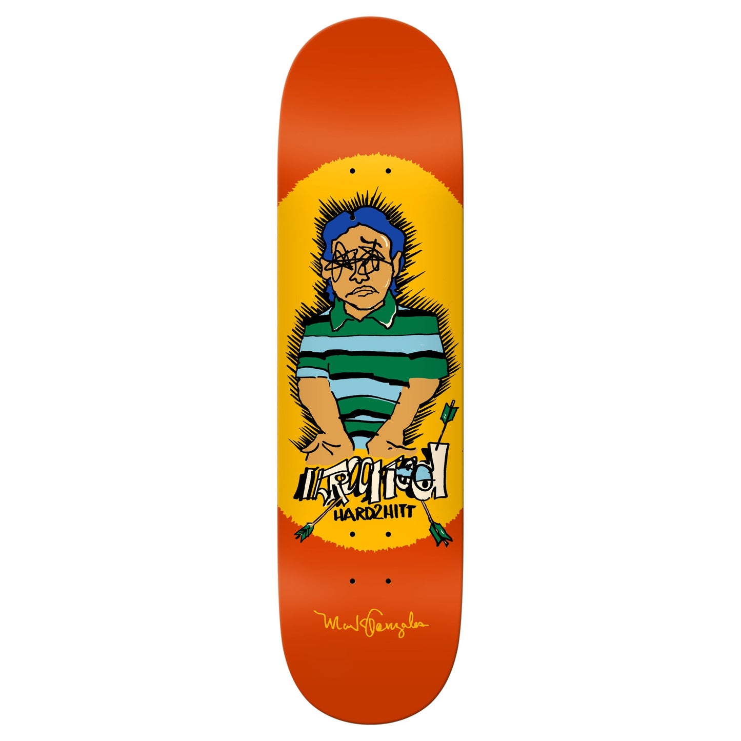 KROOKED SKATEBOARDS GONZ HARD2HITT DECK 8.5