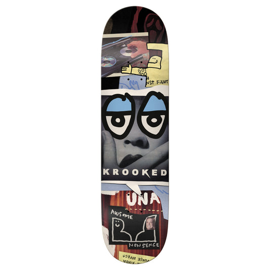 KROOKED SKATEBOARDS UNA NONSENCE DECK 8.28