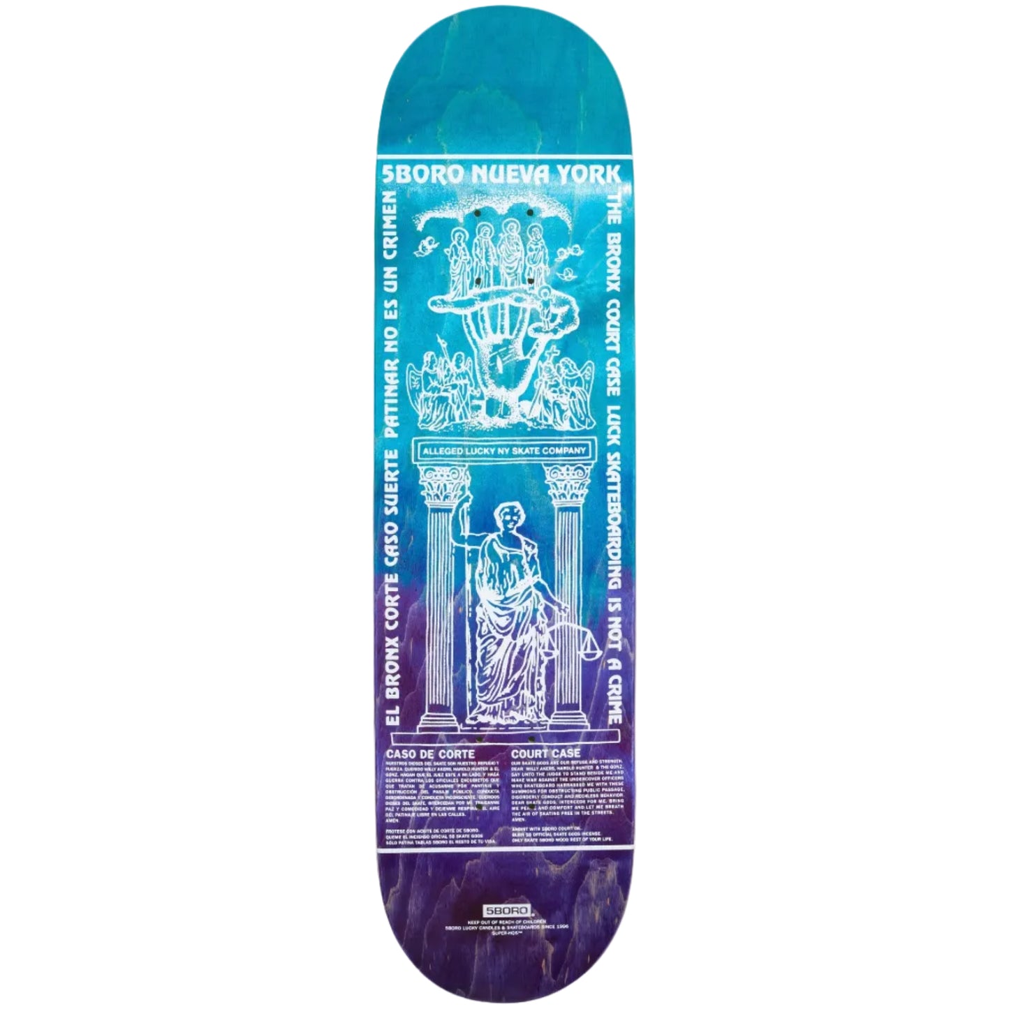 5 BORO LUCKY CANDLE BRONX DECK 8.125