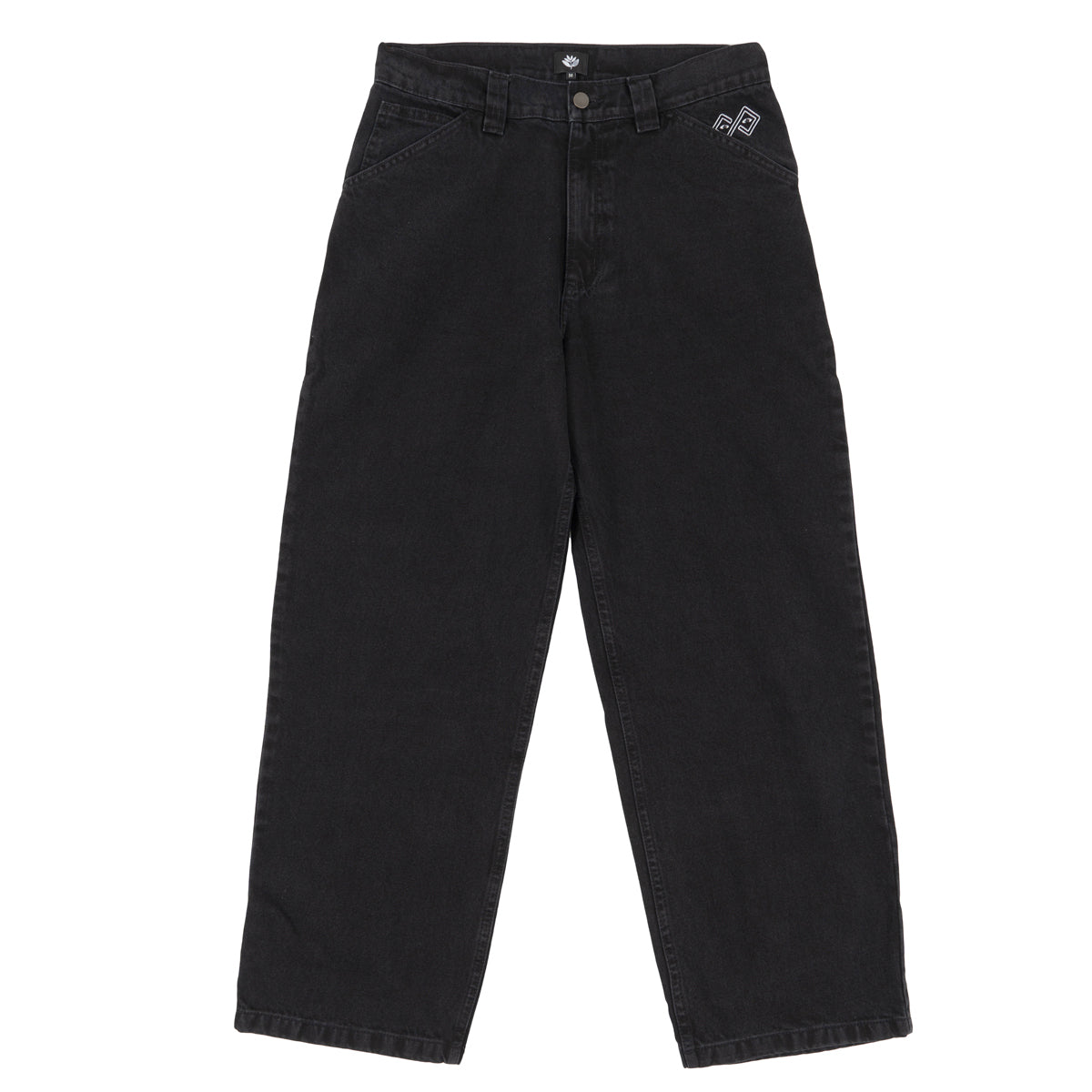 MAGENTA SKATEBOARDS LEDGE DENIM PANTS BLACK