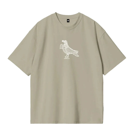 MAGENTA SKATEBOARDS CAGED TEE BASELINE BEIGE
