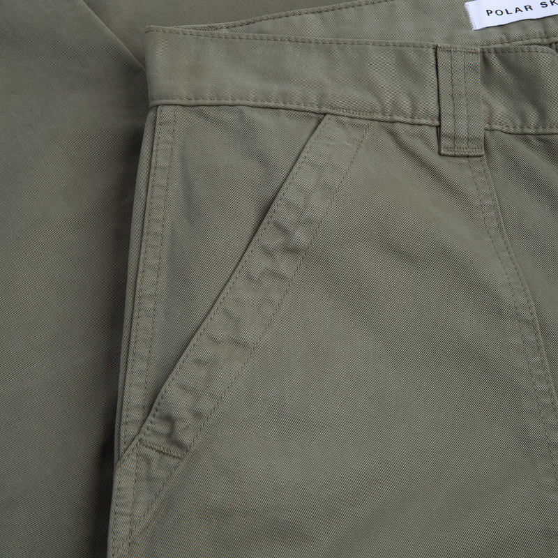 POLAR SKATE CO FATIGUE PANTS UNIFORM GREEN
