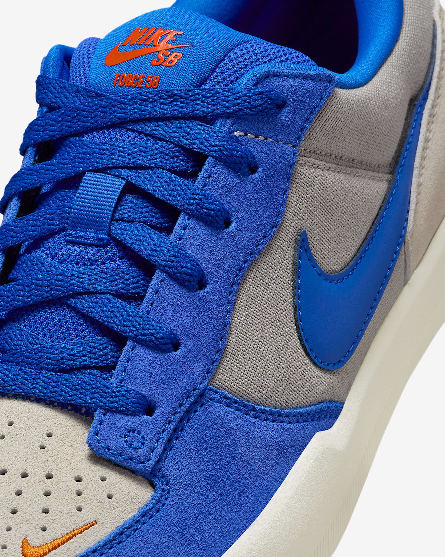NIKE SB FORCE 58 COLLEGE GREY/LIGHT OREWOOD