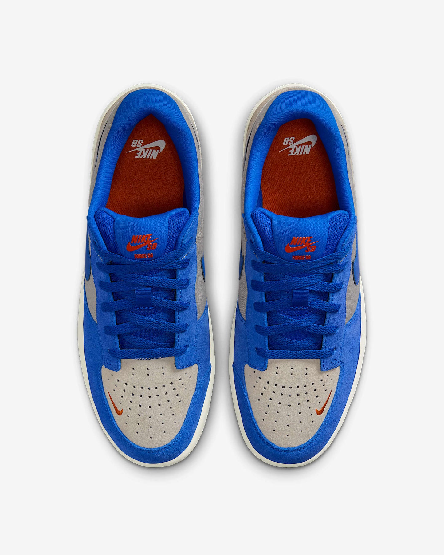 NIKE SB FORCE 58 COLLEGE GREY/LIGHT OREWOOD