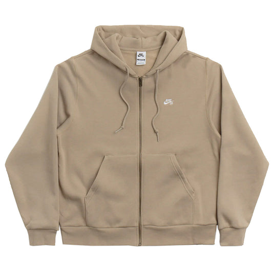 NIKE SB LOGO SKATE ZIP UP BEIGE