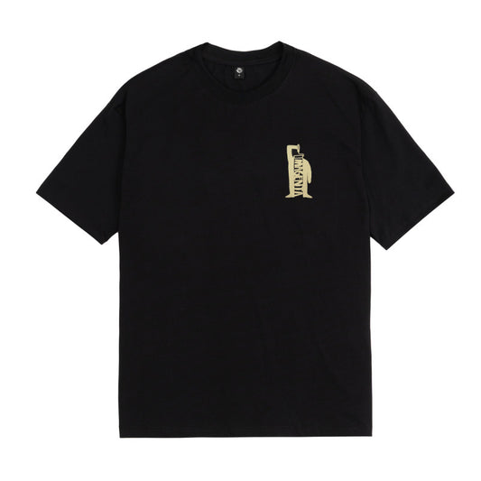 MAGENTA SKATEBOARDS PAINT TEE BLACK