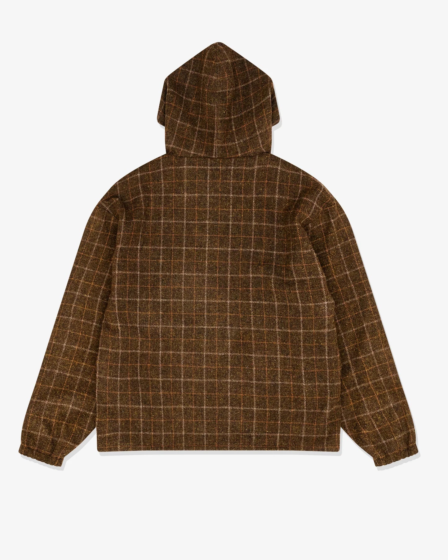 RASSVET / PACCBET FLANNEL THERMAL HOODED JACKET BROWN