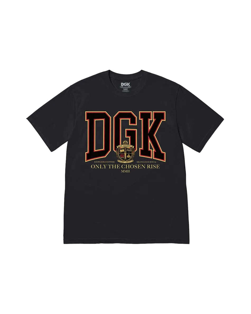 DGK SECRET SOCIETY TEE BLACK